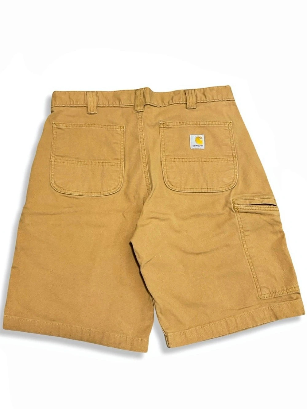 Carhartt Relaxed Fit Canvas Work Shorts Brown